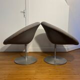 Pair of Little Globe armchairs by Pierre Paulin