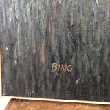 Oil on canvas , signed BING