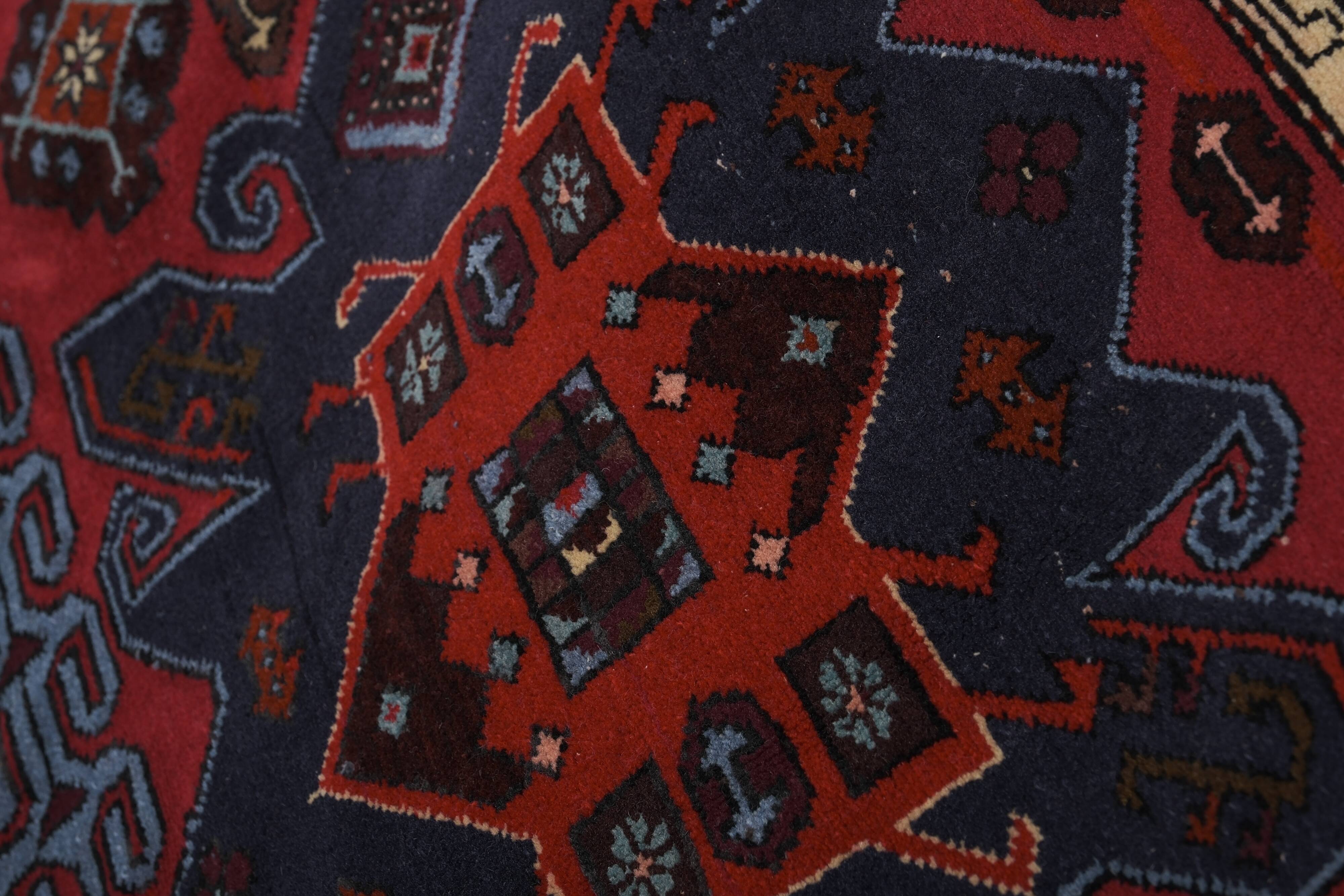 Vintage Turkish Oushak Handwoven Rug 130x173 cm