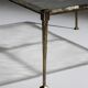 Bronze and glass coffee table, Lothar Klute, 1980s