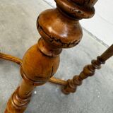 English octagonal inlaid table