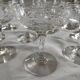11 antique champagne glasses