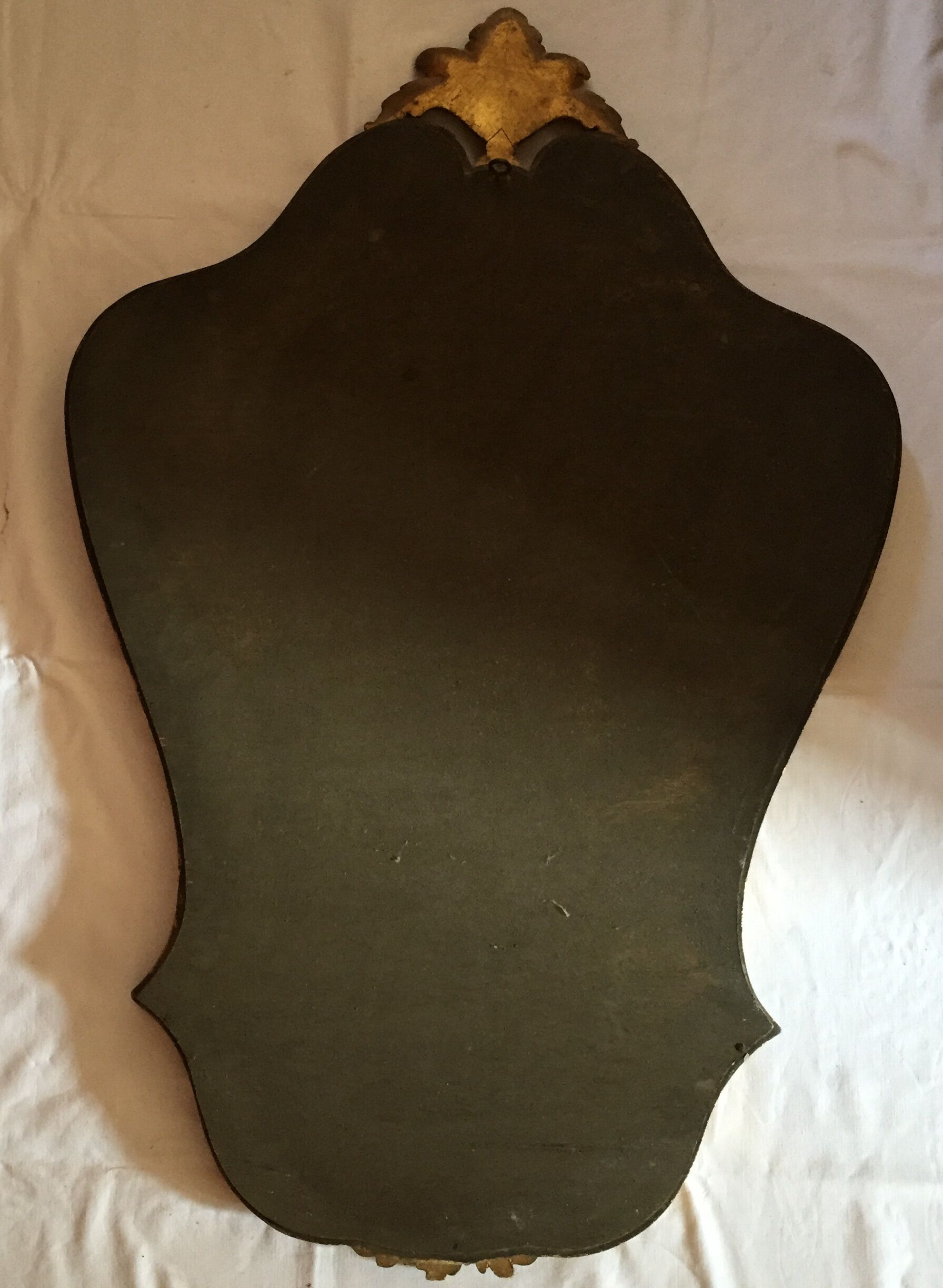 Mirror wooden gold 90x60cm