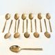 12 teaspoons, Hollywood Regency - circa 1970