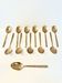 12 teaspoons, Hollywood Regency - circa 1970