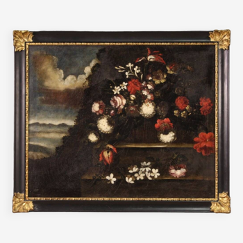 Still life painting from the first half of the 18th century