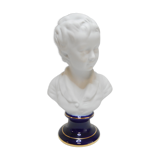 Biscuit and Limoges porcelain bust