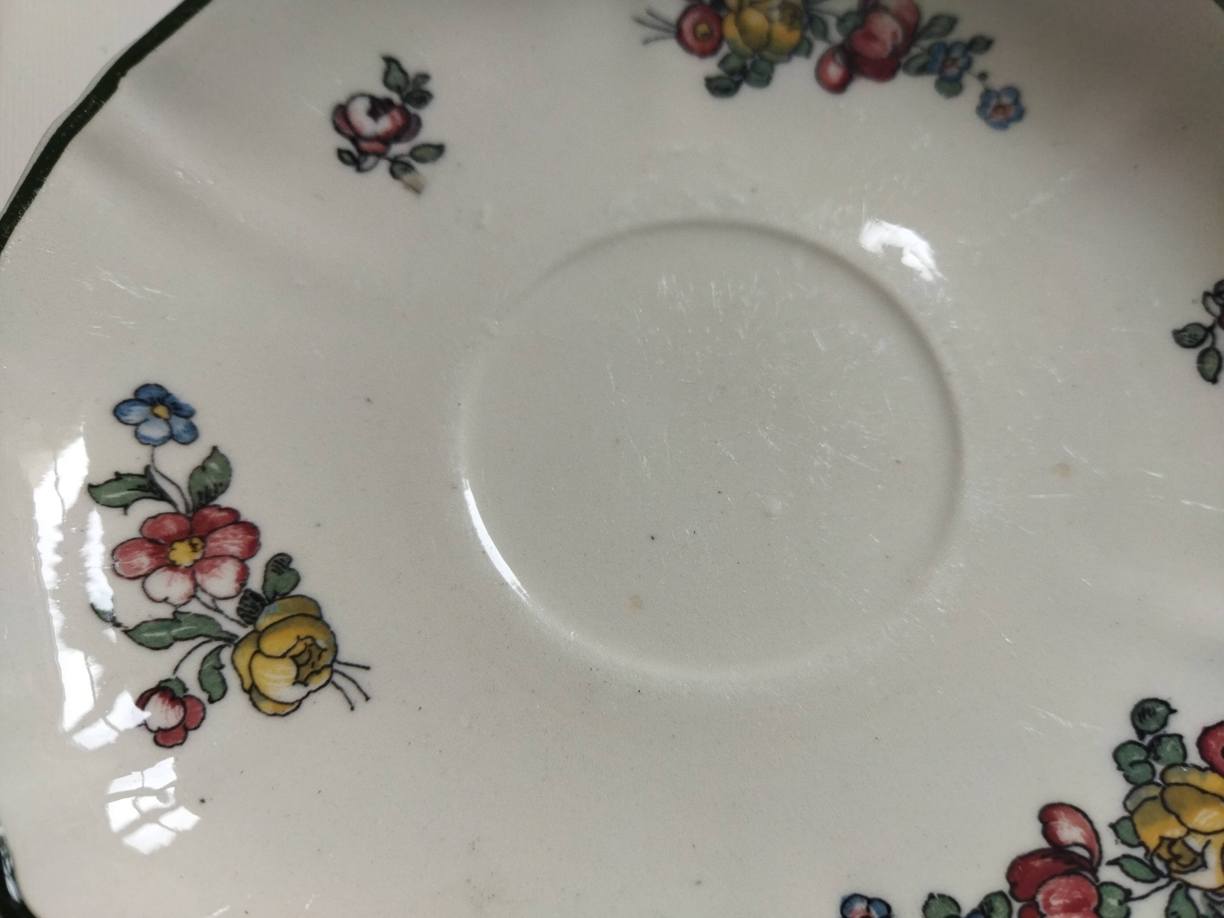 Old earthenware cups Villeroy & Boch 1562 Old Strasbourg