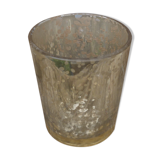Ancien verre gobelet verre égglomisé mercurisé