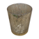 Old glass goblet mercurized eglomerized glass