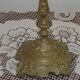 French Vintage Bronze Candlestick With Lovely Acanthus Leaf Detail 5165