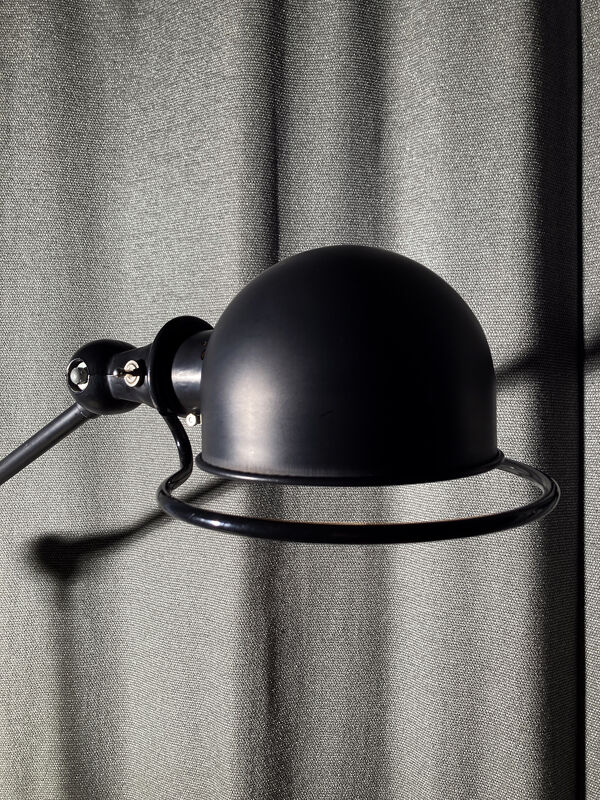 Lampe Jielde deux bras noir satin originale 1960