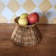 vintage wicker basket "Cottagecore" style