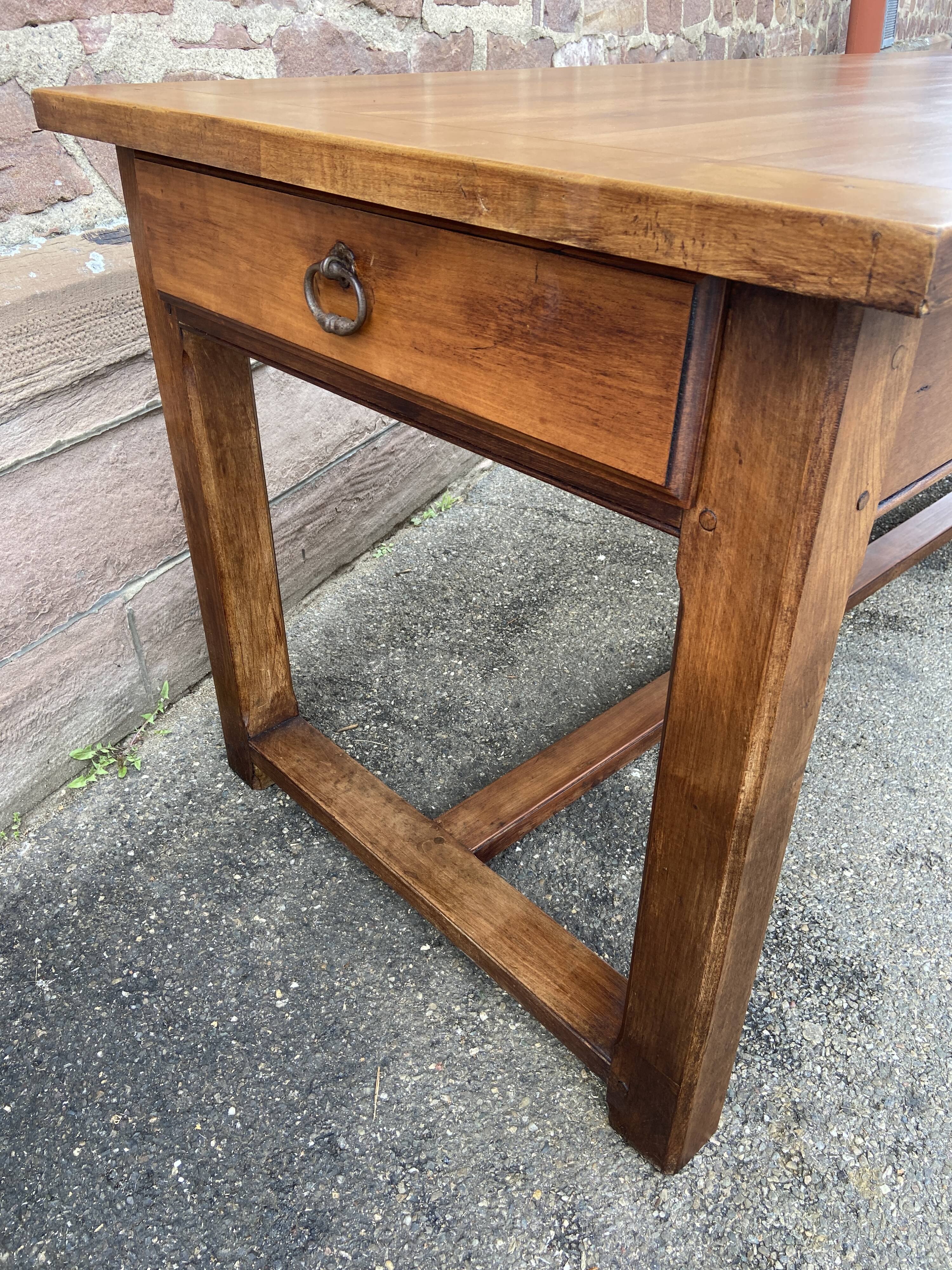 Cherry farmhouse table