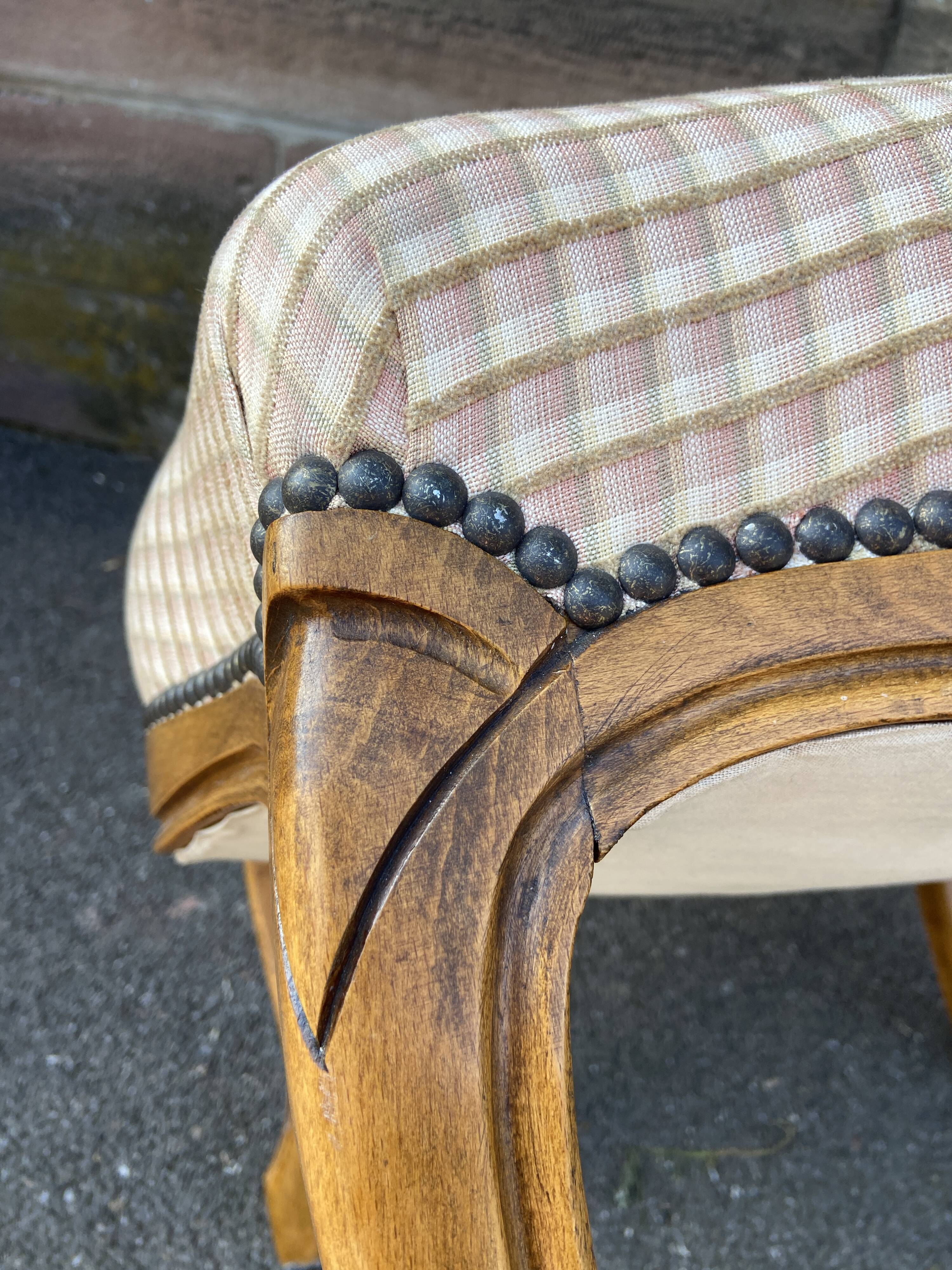 Imposing St Louis XV footrest