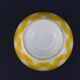 Large yellow bowl in Sarreguemines earthenware.