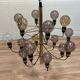 Large vintage metal design pendant light.