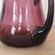 Vintage purple plum glass pitcher and glass – Retro set