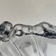 Black monochrome watercolor of a reclining woman signed
