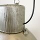 Oval industrial polish factory pendant lamp from mesko, 1970s