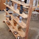 Large old shelf on legs