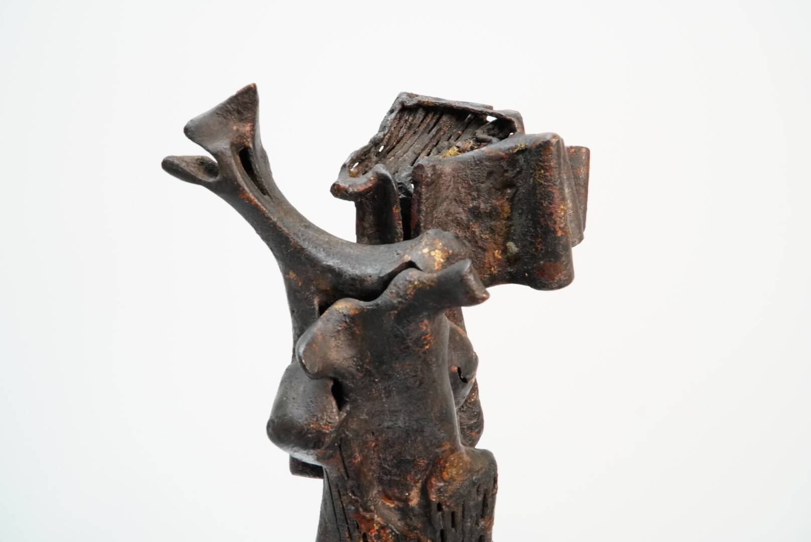Roger Bonduel, Rare Abstract Bronze Sculpture