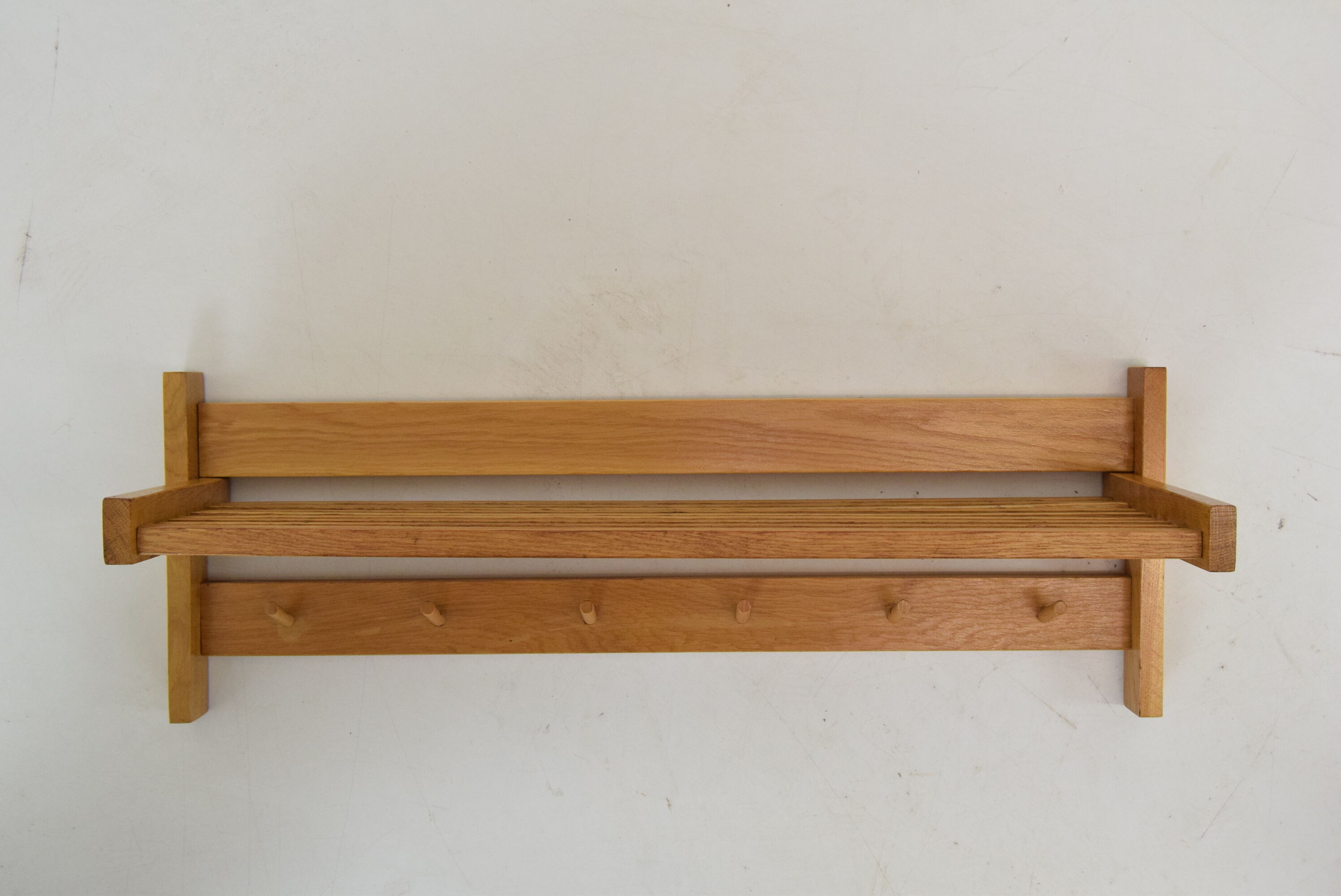 Mid-century Wall Shelf and Hook,1970's.