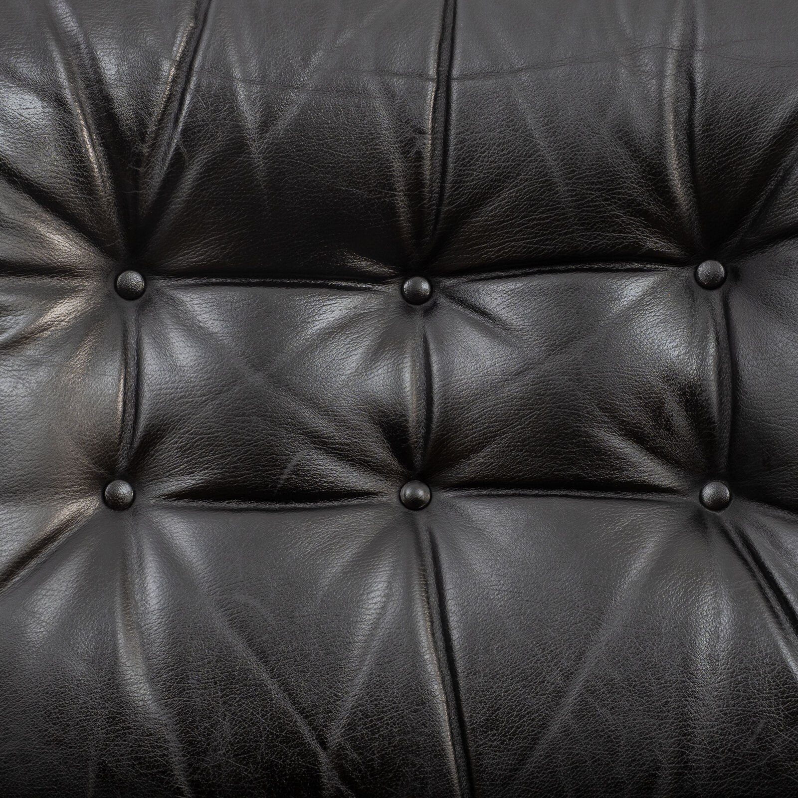 Fauteuil en teck et cuir, vintage, style scandinave