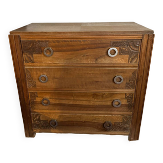Art deco chest of drawers