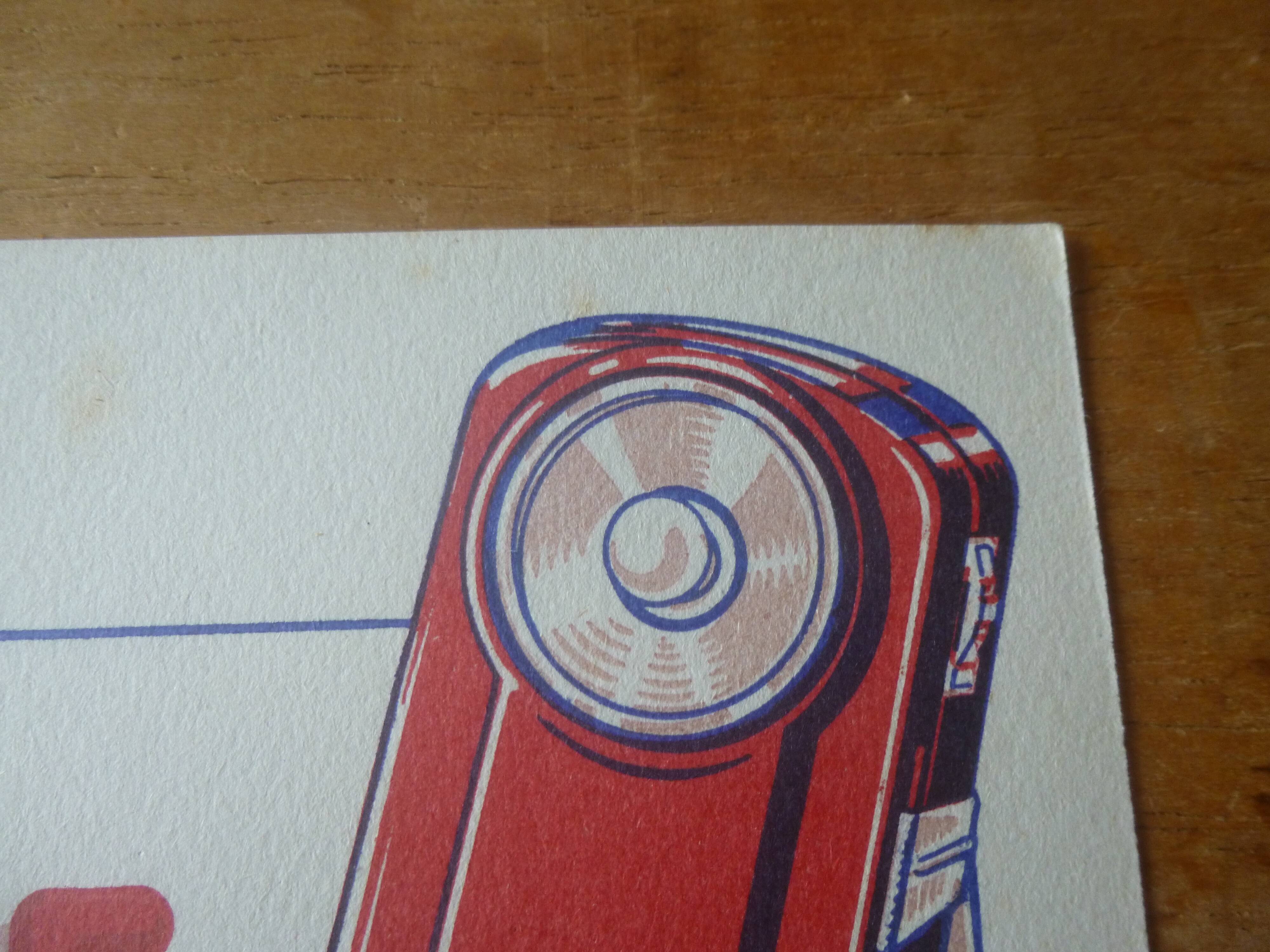 Advertising poster 1950s pile wonder