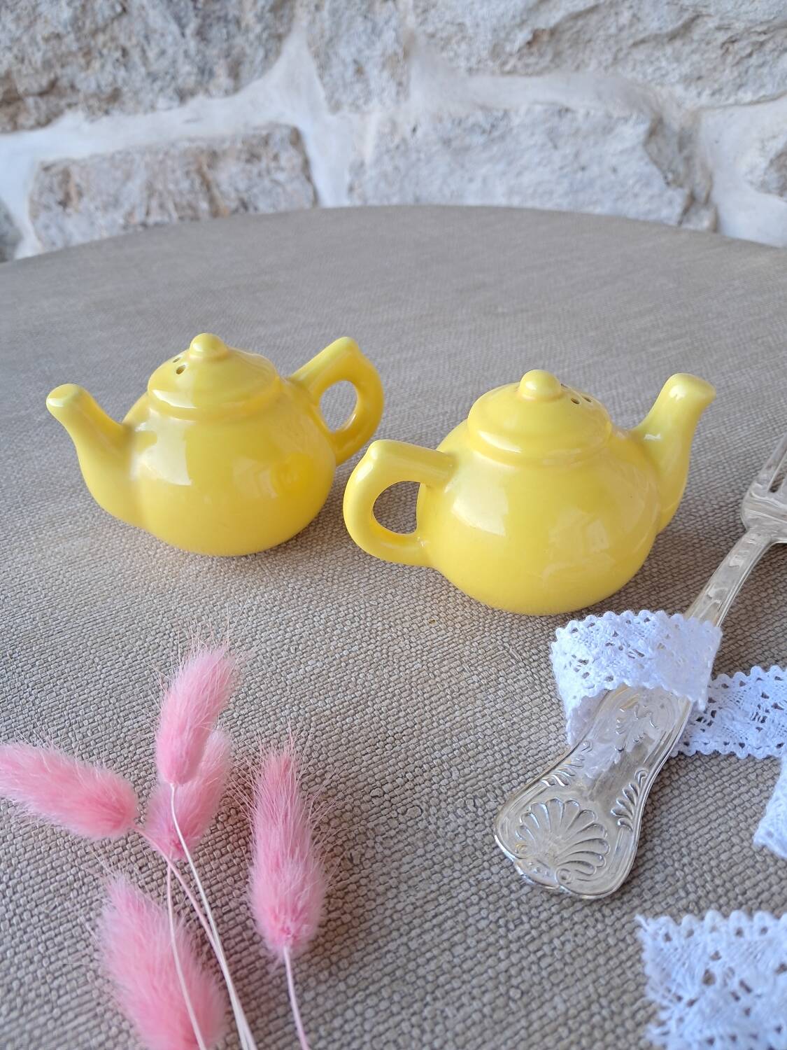 Vintage salt and pepper shakers