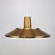 XL Danish copper pendant lamp 1970s
