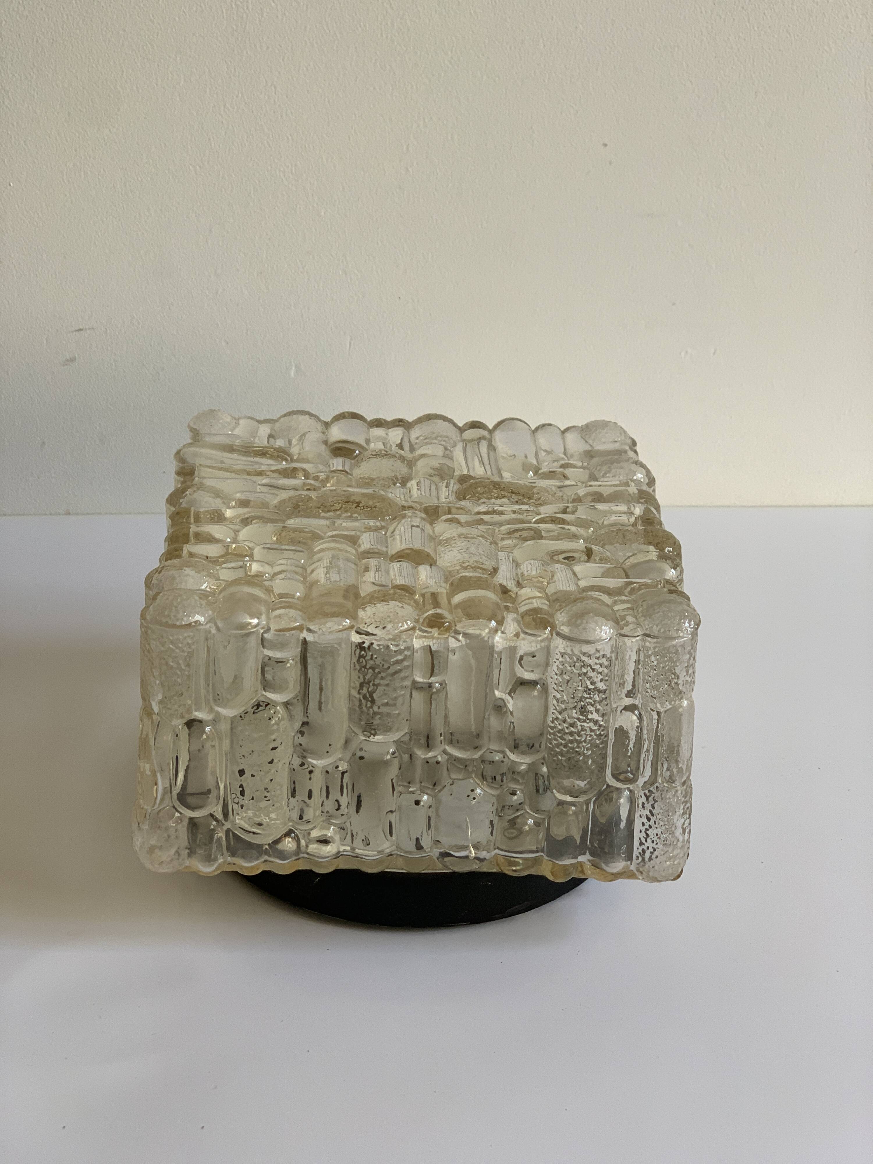Vintage glass ceiling light