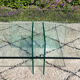 Low table design in tempered glass