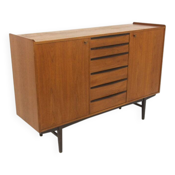Enfilade scandinave en teck, Suède, 1960