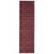 Vintage Turkish Oushak Handmade Wool Cotton Red Runner Rug 80x281