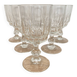 Set of 6 Luminarc Lance red wine glasses