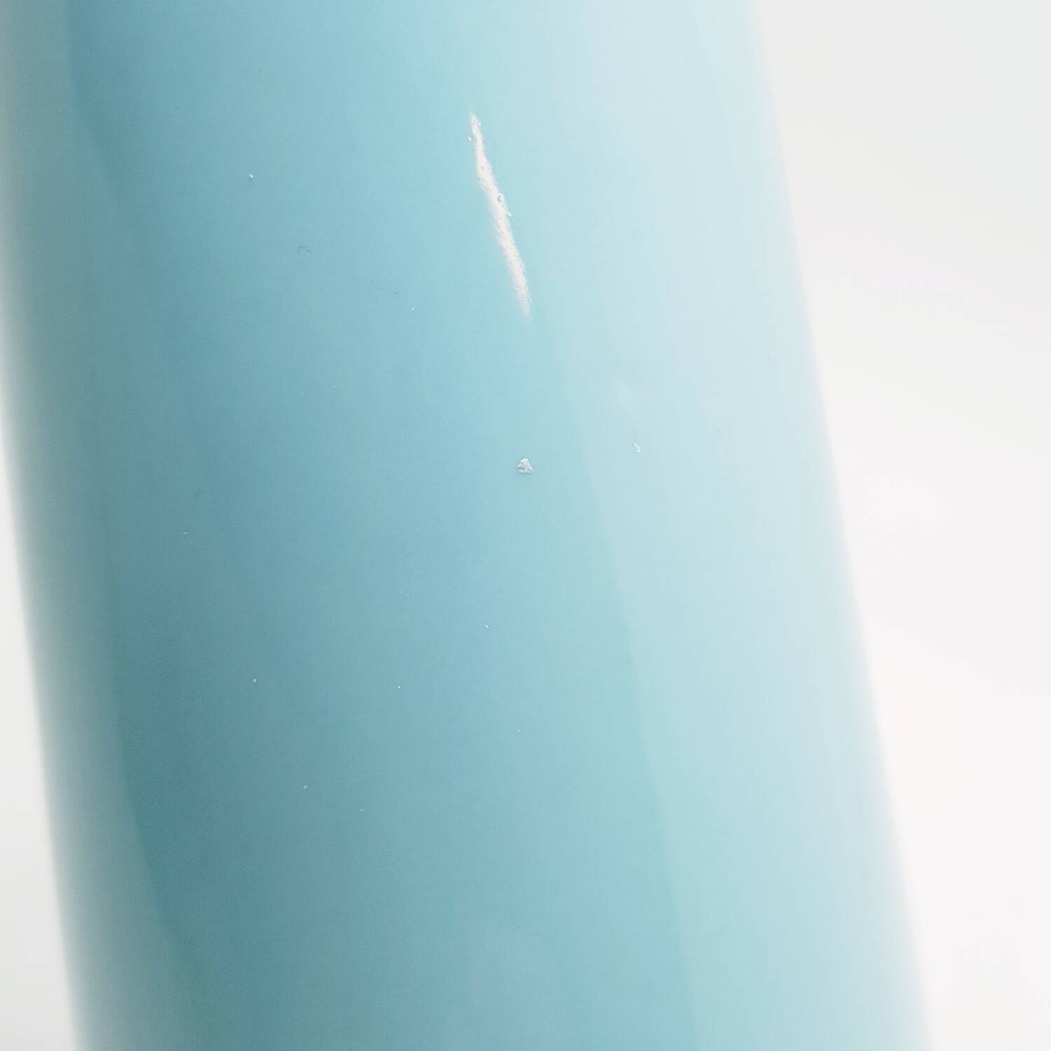 Grande cruche en céramique bleu œuf