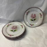 Set of 6 Niderviller stoneware plates
