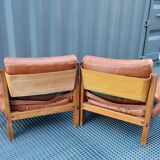 Paire de fauteuils S15 Pierre Chapo