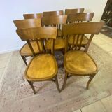 Set of 8 mahieu bistro chairs