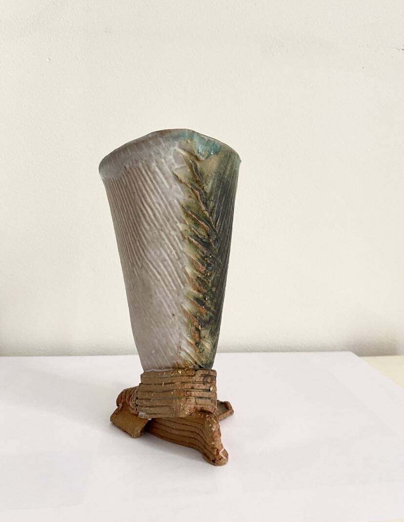 Wabi-sabi vase from the 1970s