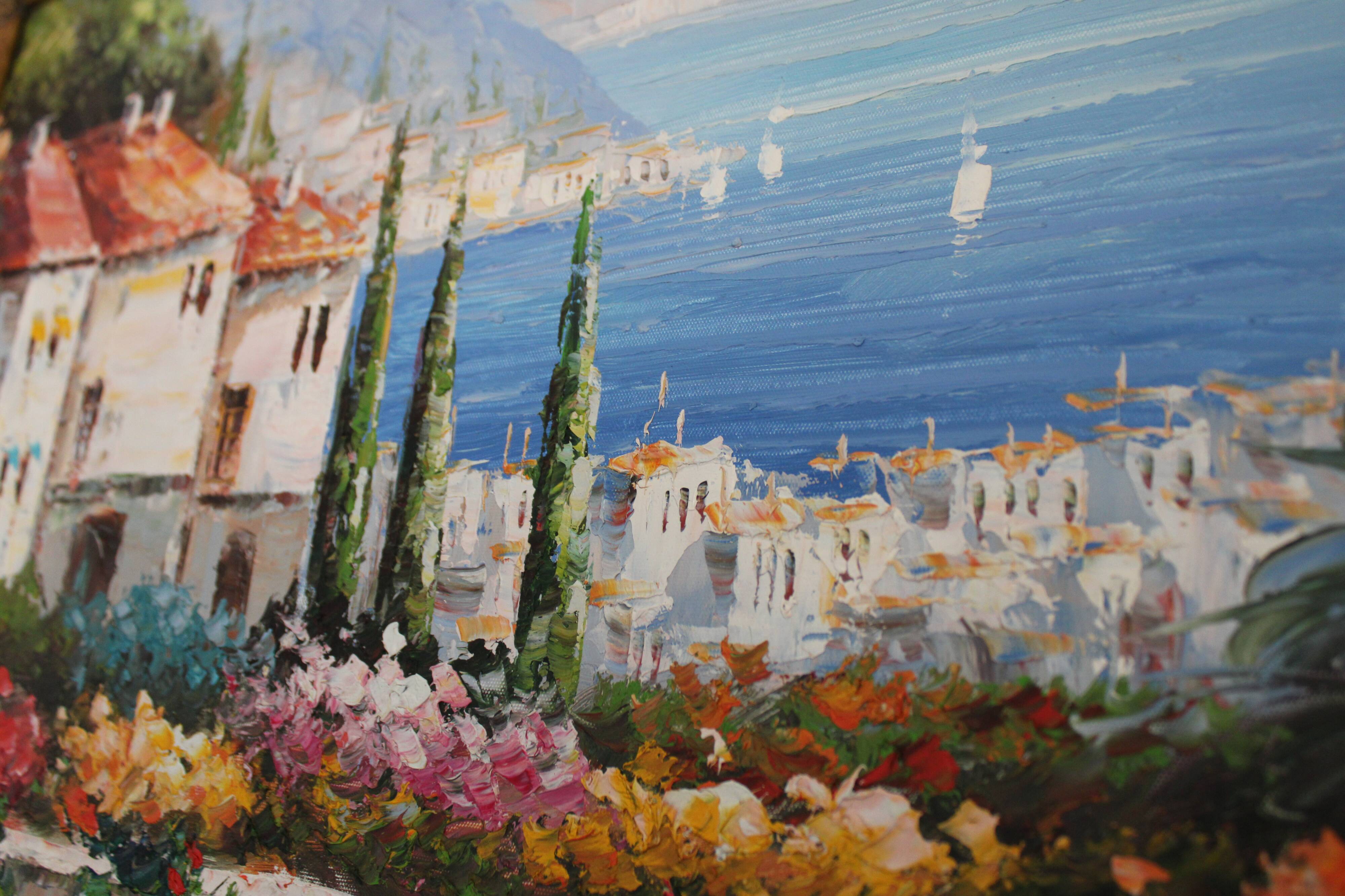 Tableau "Bord de mer en Provence"