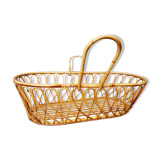 Couffin berceau rotin vintage enfant