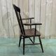 English elm armchair - late 19th century