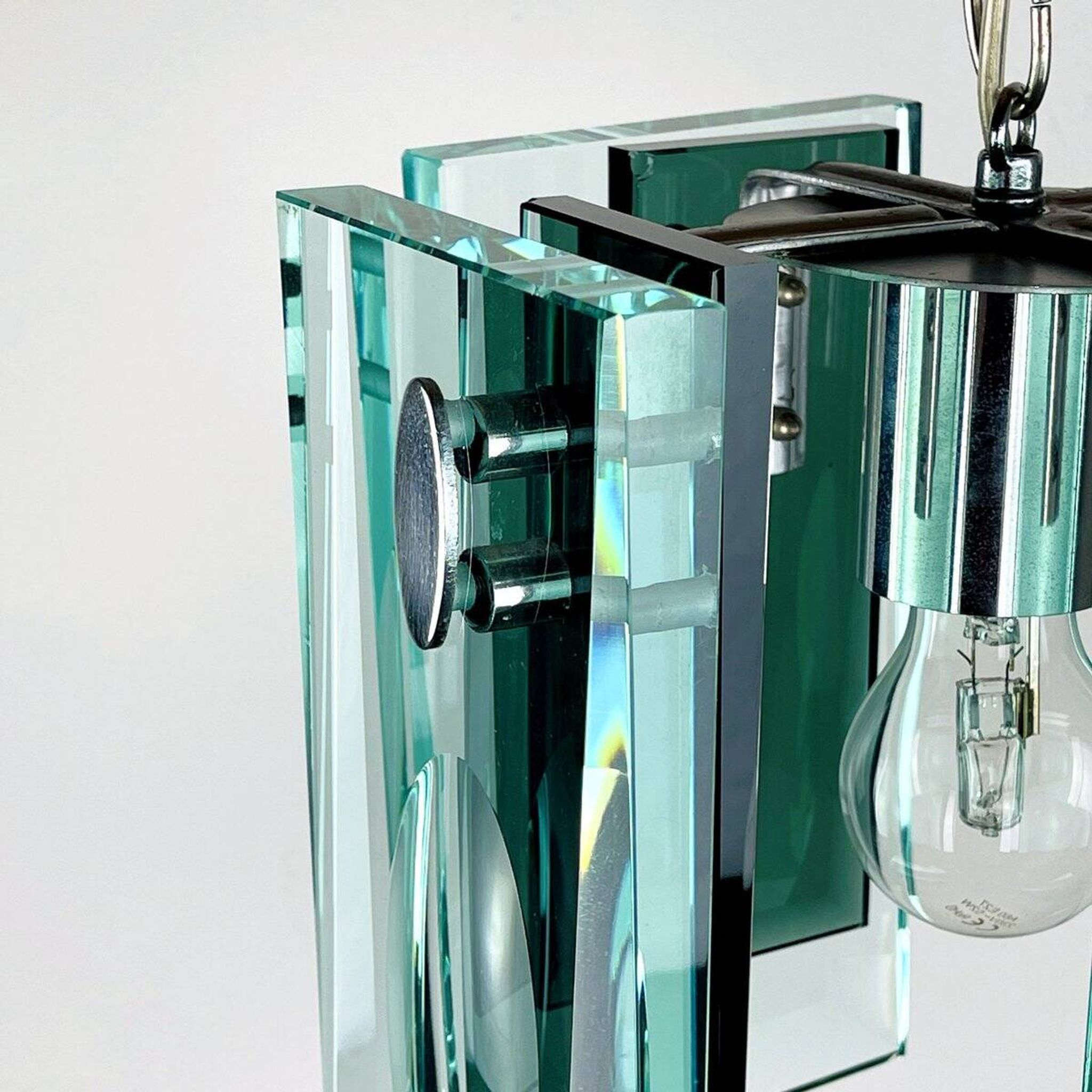 Italian art glass pendant by Fontana Arte, Italy, 1970s.