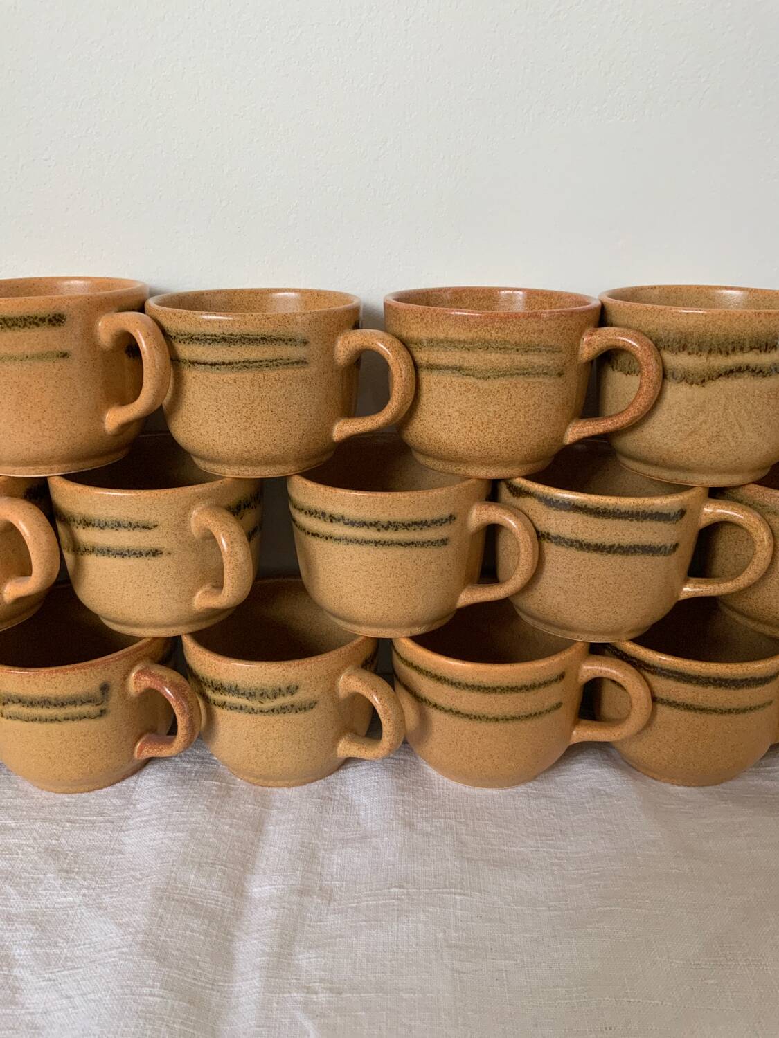 Vintage stoneware mugs