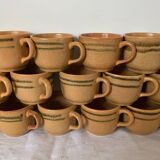 Vintage stoneware mugs