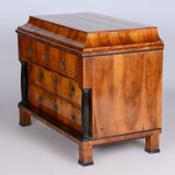 Commode en noyer Biedermeier Tchéquie années 1820