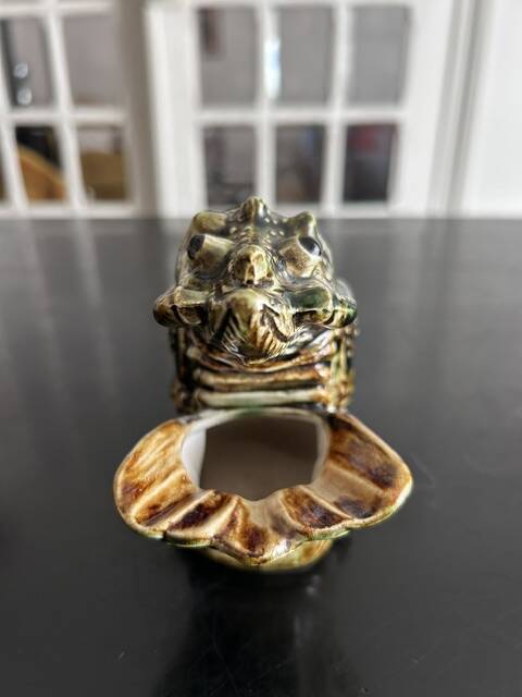 lobster ashtray in ceramic